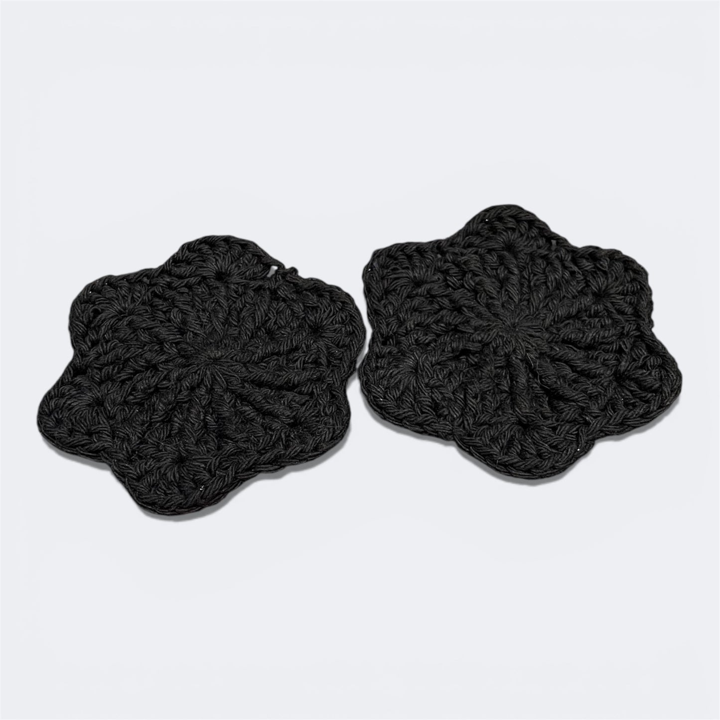 Handmade Crochet Sakura Face Scrubbie and Soap Saver Bath Set