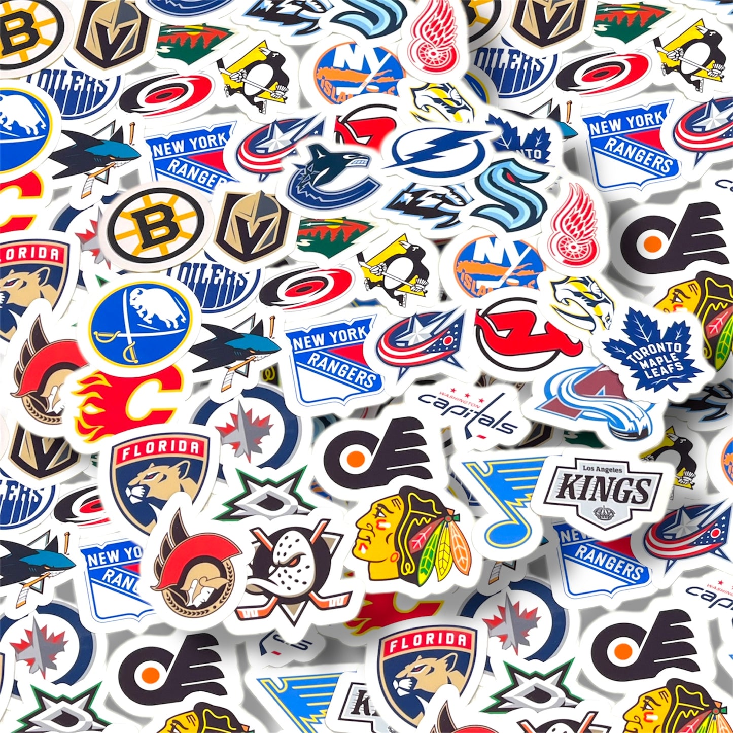 NHL Ice Hockey Team Logo Stickers | National Hockey League Fan Stickers
