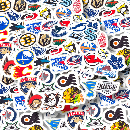 NHL Ice Hockey Team Logo Stickers | National Hockey League Fan Stickers
