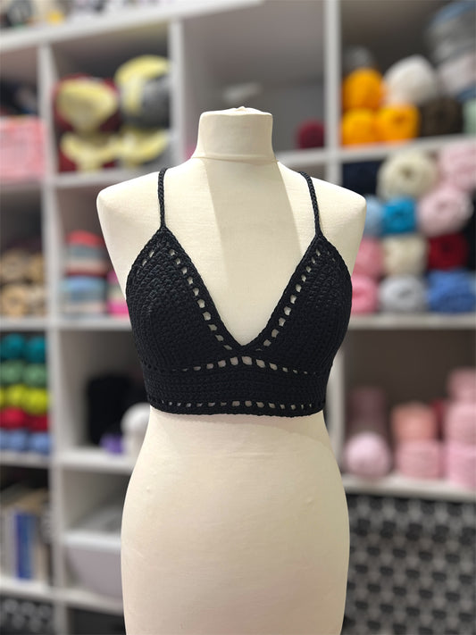 Passioknit Kelsie Lily Pattern Crochet Bralette Top