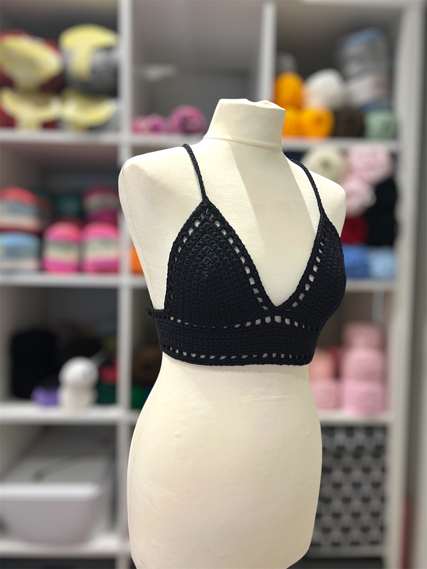 Passioknit Kelsie Lily Pattern Crochet Bralette Top