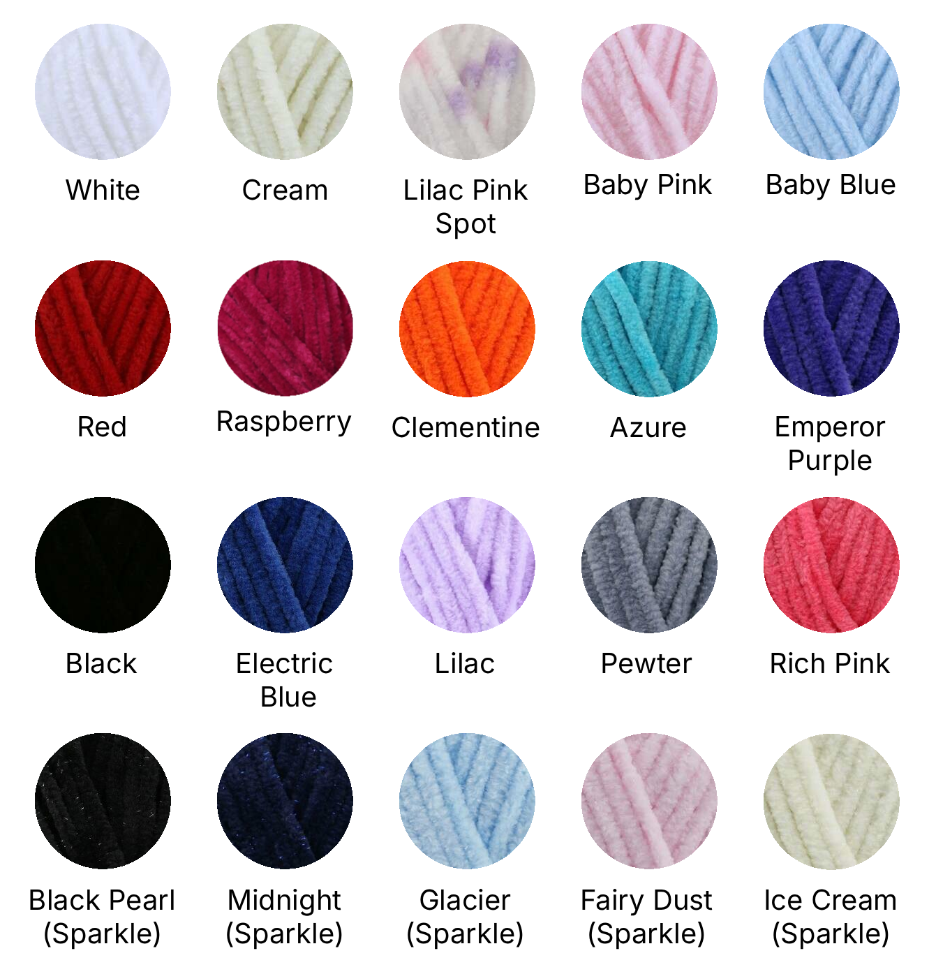 Handmade Crochet Scrunchies