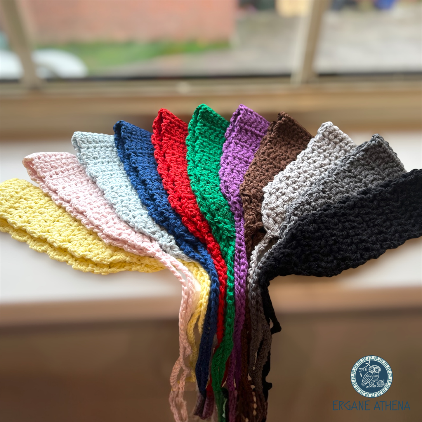 Crochet 100% Recycled Cotton Sustainable Headband