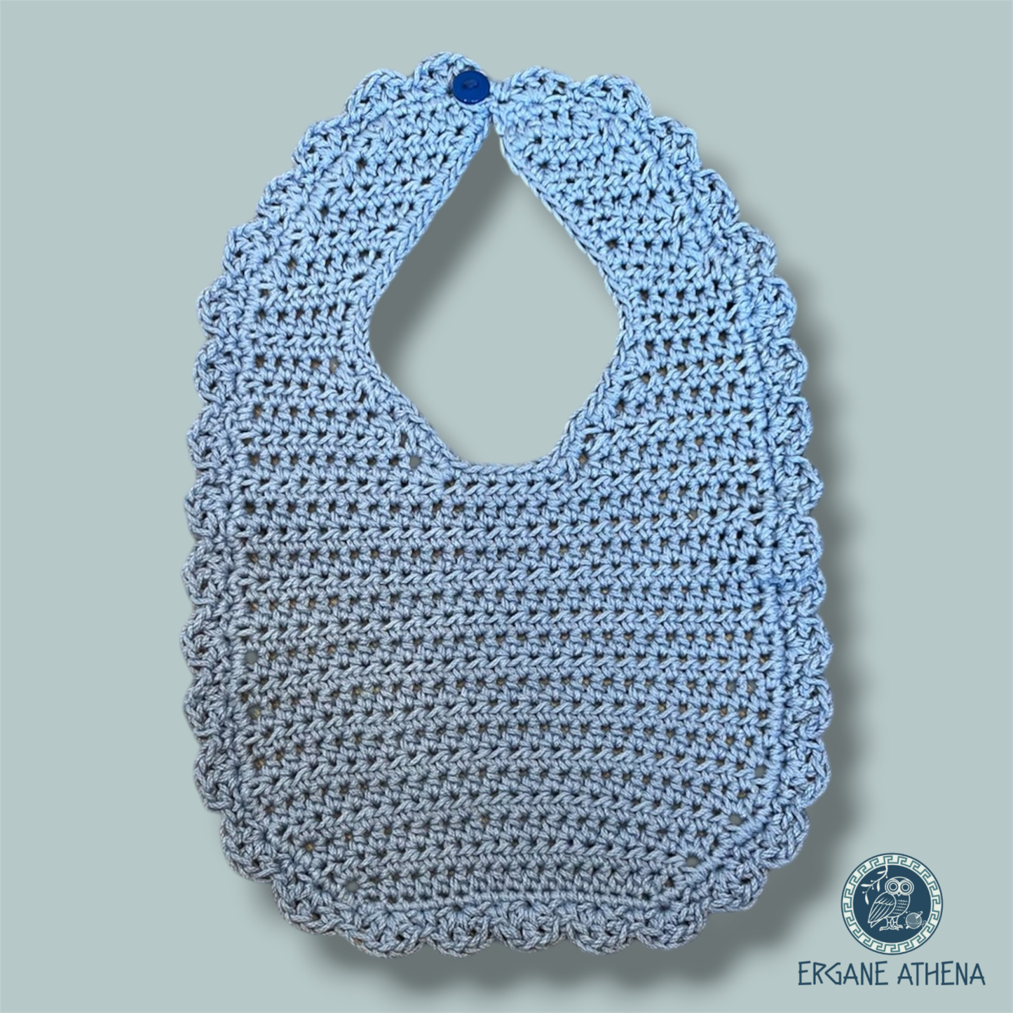 100% Cotton Crochet Handmade Baby Bib